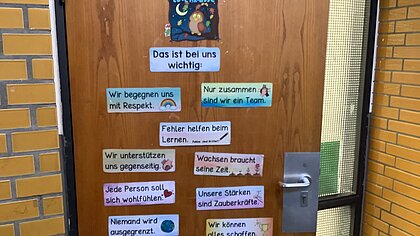 Foto der Aufstelleung "Was ist uns wichtig:"